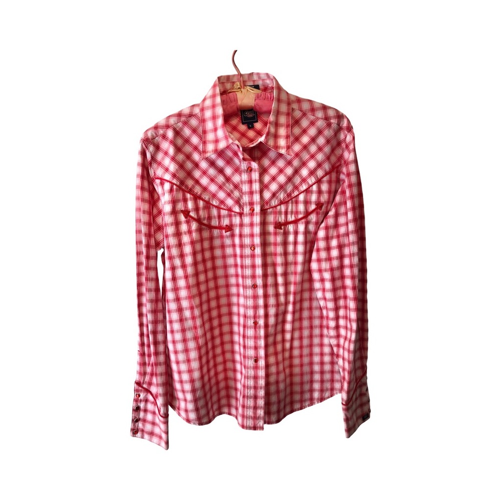 Cruel Girl Pink Plaid Blouse